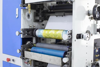 Machine d'impression flexographique couleur RTRY-420 modèle 1 avec UV et Corona