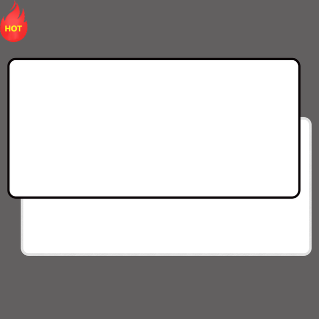 Factory Custom Any Size Waterproof Blank Fabric Rubber White Mousepad Sublimation Mouse Pad Sheet Materials to DIY Sublimation