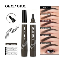 Pensil Alis Herbal Mineral Tahan Air Berkualitas Tinggi Vegan, Gambaran Presisi, Tahan Lama, Formula Khusus OEM Kosmetik