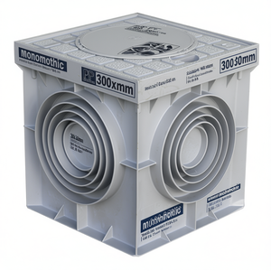 Poza Monolítica con Cubierta de PP de 300x300mm para Sistemas de Riego Agrícola - Product Image 2