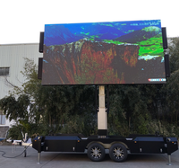 Layar Video LED Warna Penuh JCT EF15 Mobile Outdoor P3.91 Pixel Pitch, Trailer Berdiri Bebas untuk Iklan dan Penunjuk Arah dengan SDK