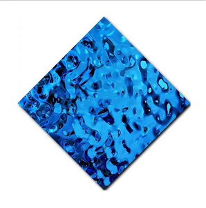 304 prezzo pannelli a parete ondulazione dell'acqua lamiera decorativa in acciaio inossidabile di colore martellato in vendita piastra in acciaio inossidabile - Product Image 4