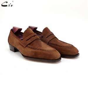 Chaussures mocassins en cuir suédé de haute qualité Cie L302 pour hommes, style décontracté et habillé, à talon biseauté, pour mariage, à enfiler, collection automne - Product Image 5