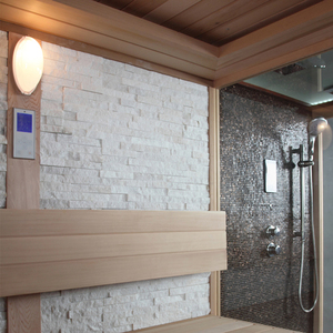 Baño Familiar <span class=keywords><strong>de</strong></span> Cedro Rojo, Juego <span class=keywords><strong>de</strong></span> Ducha y Sauna, Estufa <span class=keywords><strong>de</strong></span> Leña, Sala <span class=keywords><strong>de</strong></span> Vapor y Sauna para 2 Personas - Product Image 3
