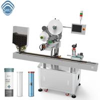 Machine d'étiquetage horizontale enveloppante pour crayons, tubes, marqueurs, crayons de cire, ampoules |   Alimentation automatique, étiqueteuse d'usine avec 23 ans d'expérience