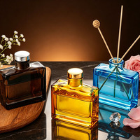 Bouteille en verre carrée plate vide de haute qualité, sans BPA, sans flamme, pour aromathérapie DIY, artisanale et écologique
