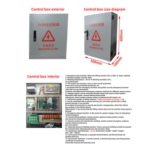 Prodotto elettrico delle barriere stradali del dissuasore elettrico del dissuasore della colonna di sollevamento di collisione idraulica semiautomatica - Product Image 3
