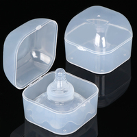 YUZMEI Étui à sucette personnalisé, petite boîte de rangement pour tétine de bébé, étui pour sucette Mam, étui de voyage personnalisé pour 2 sucettes