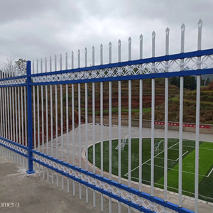 Clôture de jardin en fer forgé avec revêtement en poudre - Product Image 1