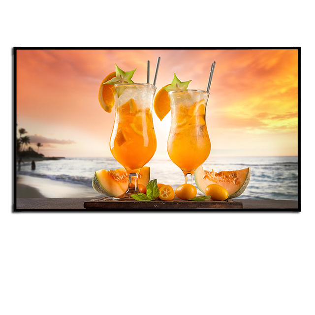 Big Size 150'' ALR Black Diamond Projector Screen Ambient Light Rejecting Fixed Frame Projectoin Screen 8K 3D Projection
