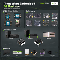 Seeed Studio ReComputer Mini J501 Compact NVIDIA Jetson AGX Orin Carrier Board GMSL 10GbE M.2 PCIe Papan Pengembangan AI Robotika