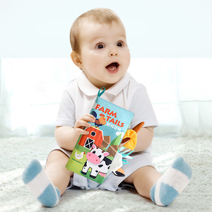 Libro <span class=keywords><strong>de</strong></span> Tela Sensorial Suave SeaMind con Forma <span class=keywords><strong>de</strong></span> Animal, Juguete Interactivo <span class=keywords><strong>de</strong></span> Tela <span class=keywords><strong>para</strong></span> Bebés, Juguetes <span class=keywords><strong>de</strong></span> Aprendizaje Silencioso <span class=keywords><strong>para</strong></span> <span class=keywords><strong>3</strong></span>-6 <span class=keywords><strong>Meses</strong></span> - Product Image 2