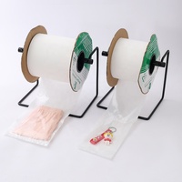 Emballage automatique personnalisé en usine poly sacs en PE-BD pré-ouvert sur rouleau rouleau de sac en plastique perforé et imprimé