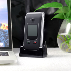 Pantalla dual de teléfono con tapa para personas mayores de 2,4 pulgadas con tarjeta SIM dual y fábrica de teléfonos móviles con menos consumo de energía con botón SOS - Product Image 2