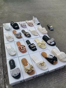 Ciabatte da <span class=keywords><strong>donna</strong></span> Sunborn con punta aperta, eleganti sandali da spiaggia con fibbia e soletta in PU per l'estate e l'inverno - Product Image 2