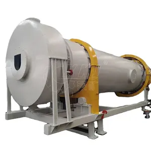 Single Cylinder Mineral Powder Rotary Drum Dryer tube for fertilizers