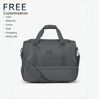 Bolsa de Viaje Personalizada de Gran Capacidad, Unisex, Ideal para Viajes de Fin de Semana, Poliéster Ligero con Cierre de Cremallera