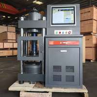 Nueva Máquina de Ensayo de Compresión Hidráulica ZBRK, Totalmente Automática, Controlada por Computadora, para Pruebas de Compresión de Concreto
