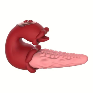 3 IN 1 Double Tongue 10 Frequency Strong Waterproof Internal Octopus Tongue <b>Vibrator</b> for Women - Product Image 1