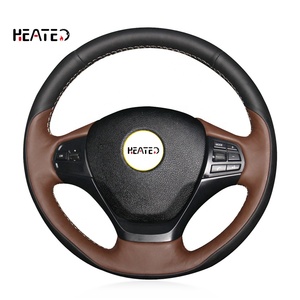 Housse de volant en cuir sport pour <span class=keywords><strong>BMW</strong></span> Série 3 F30/F31/F34/F35 2012-2019 - Product Image 3