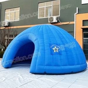 Sự kiện giải trí trên không Lều mái vòm bơm hơi ngoài trời Nhà quảng cáo khổng lồ tùy chỉnh Lều hình mái vòm với chất liệu vải Oxford - Product Image 3