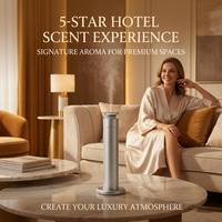 Diffuseur d'aromathérapie électrique USB en métal européen, pulvérisation automatique, télécommande contrôlée par application, couverture de 300 m, longue durée