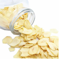 OEM ODM Ail déshydraté en tranches 100% naturel de qualité alimentaire Vente en gros Emballage personnalisé Durée de conservation de 18 mois Usine propre