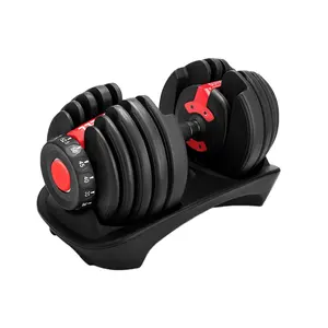 YSTPCOLOR Widely Used Custom 90LB 40KG Adjustable Dumbbell Adjustable Weights Dumbbells