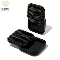 Boîte à poudre libre carrée en PP écologique 5G portable, vide, pour fard à joues, emballage cosmétique recyclable, logo personnalisé