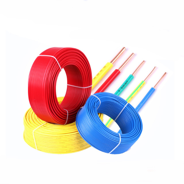 Low Price High Quality H07v-r / H07v-u / Bv / Bvr Building Wire Pvc Cable Wire Insulation Huose Electr Cabl Wire 2.5mm