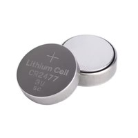 Batterie au lithium Li-MnO2 3V 1100mAh CR2477 de l'usine Liju pour les dispositifs médicaux, certifiée CE/RoHS, 1000 cycles