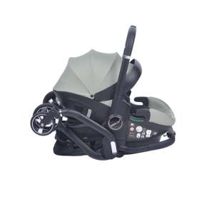 BEBELUX Silla de Auto 3 en 1, Cochecito, Silla de Auto para Bebés, Fácil de Plegar, Cómoda de Transportar, para Bebés y Niños - Product Image 1