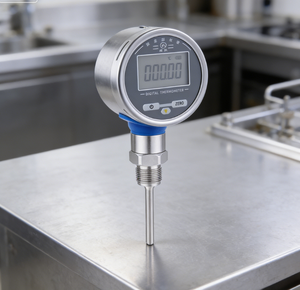 CWDZB3 Industrial High-Precision <strong>Pt100</strong> <strong>Temperature</strong> <strong>Transmitter</strong> with LCD Display IP54 Stainless Steel Built-in Battery - Product Image 4