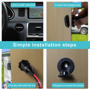 Cable de repuesto para encendedor de cigarrillos de coche 10A, Cable desnudo de extremo abierto, capacidad de cargador de energía, Cable de enchufe hembra para coche - Product Image 5