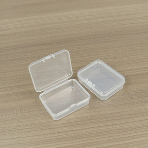 Transparent Plastic Storage <b>Box</b> Rectangle 5X3.9X1.5Cm Covered Jewelry <b>Box</b> <b>Small</b> Parts <b>Packaging</b> - Product Image 1