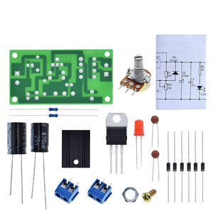 Kit de Fuente de Alimentación Ajustable TZT <span class=keywords><strong>LM317</strong></span>, Fuente de Alimentación de CC Ajustable Continua, Piezas de Enseñanza y Entrenamiento de Bricolaje - Product Image 5