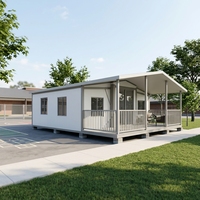 Bâtiment scolaire préfabriqué en conteneur insonorisé et modulaire pour l'extension des campus
