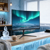 Moniteur de jeu incurvé FHD 31,5 pouces 200 Hz à prix de gros, temps de réponse de 1 ms / Ports USB, consommation en veille ultra-faible de 0,5 W