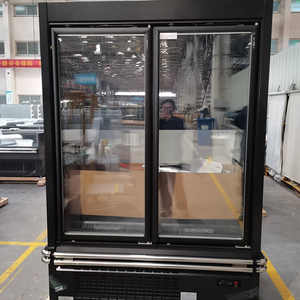 Commercio all'ingrosso 2/3 verticale porta <span class=keywords><strong>di</strong></span> vetro congelatore con il singolo-temperatura del compressore inferiore aria modalità <span class=keywords><strong>di</strong></span> raffreddamento per minimarket - Product Image 6