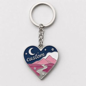 Llaveros Personalizados de Alta Calidad al por Mayor con Cadena de Diamantes de Imitación y Diseño Personalizado - Product Image 3