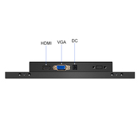 Monitor LCD Industrial de 12.1 Pulgadas con VGA, AV y BNC, Resolución 1280*800, Pantalla No Táctil, Montaje en Pared, Carcasa Metálica