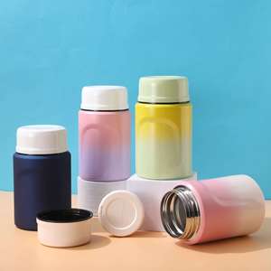 Cách điện thép không gỉ chân không thực phẩm Jar phích ăn trưa súp container 12-24 giờ cách nhiệt <span class=keywords><strong>Bullet</strong></span> hình dạng du lịch sử dụng - Product Image 5