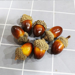 ลูกโอ๊กเทียม งานฝีมือจากโฟม ลูกโอ๊กปลอมพร้อมฝา  ผลไม้จำลอง ขนาด 3 ซม. สำหรับ<span class=keywords><strong>ต</strong></span>กแ<span class=keywords><strong>ต</strong></span>่งแจกัน <span class=keywords><strong>ของ</strong></span>ตกแ<span class=keywords><strong>ต</strong></span>่ง<span class=keywords><strong>บ</strong></span>้าน <span class=keywords><strong>ของ</strong></span>ขวัญคริสต์มาส - Product Image 6