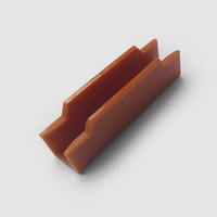 Doublure de chaussure universelle moderne pour ascenseur, longueur 120 mm, largeur de rail de guidage 10/16, métal résistant à l'usure pour usage hôtelier et en cuisine