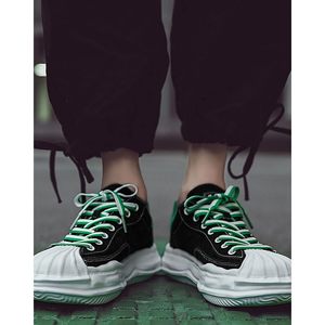 Zapatillas Deportivas de Lona para Hombre FOXA, Color Blanco y Verde, Suela de Goma, Moda Primavera, Zapatos para Caminar - Product Image 3