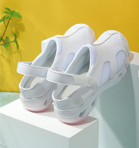 Sandalias Blancas Antideslizantes para Médicos de Hospital y Clínica, Calzado Médico Saludable, Zapatos de Enfermería para Quirófano - Product Image 2