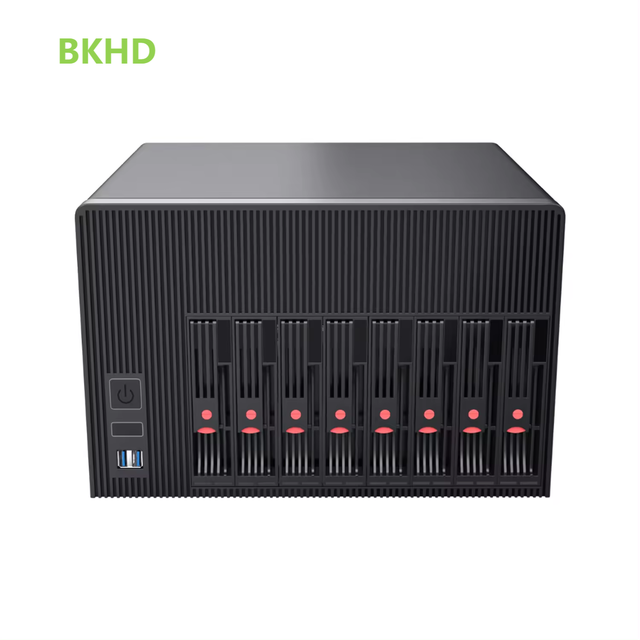 BKHD L C612 NAS 8Bay HOT Sale XEON 2650 V4 24 Threads Support 2.5 or 3.5" SDD HDD Mini PC NAS IPFS Storage Server Computer Case