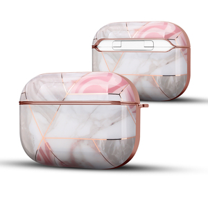 Fuente de la fábrica para AirPod Pro caso auricular oro cubierta de mármol caso para <span class=keywords><strong>Apple</strong></span> aire vainas Pro - Product Image 2