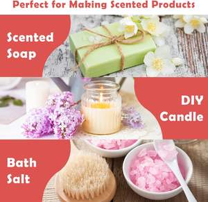 Ensemble d'huiles essentielles florales, huile parfumée de qualité supérieure pour bougies, savons, senteurs de rose, <span class=keywords><strong>jasmin</strong></span>, néroli, gardénia, lilas, diffuseurs d'aromathérapie - Product Image 3