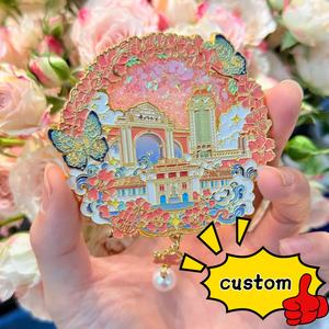 Magnete da frigo 3D con immagine epossidica artigianale, - Product Image 1